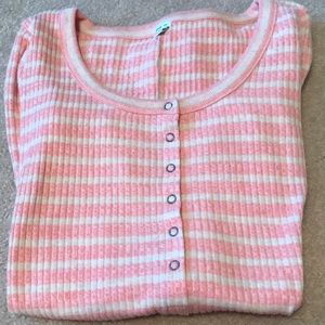 NWOT Aerie long sleeve one piece thermal PJs